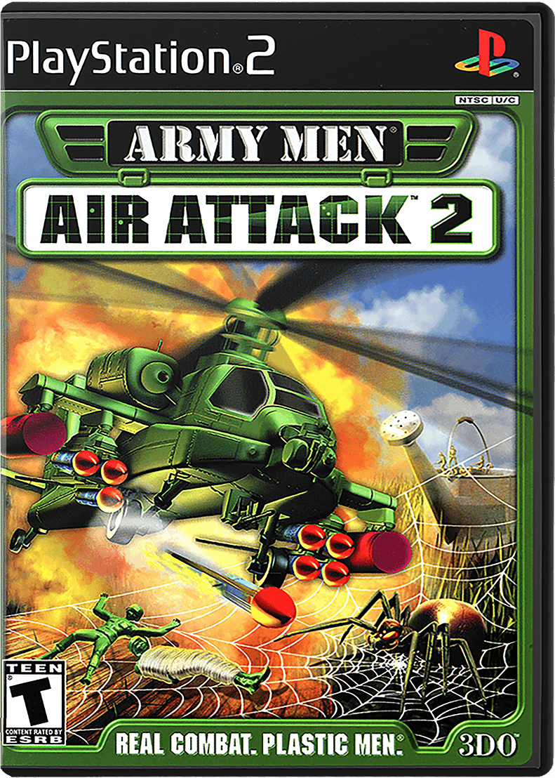 Army Men Air Attack 2 box art for Playstation 2